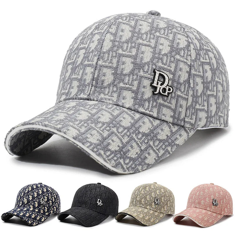 Unisex Full Print Letter Baseball Cap