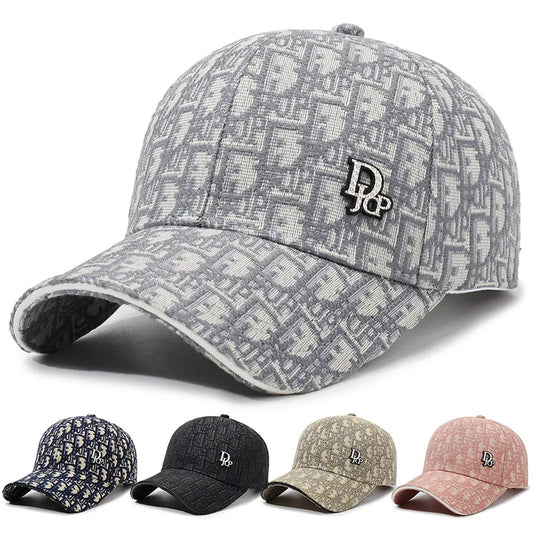 Unisex Full Print Letter Baseball Cap