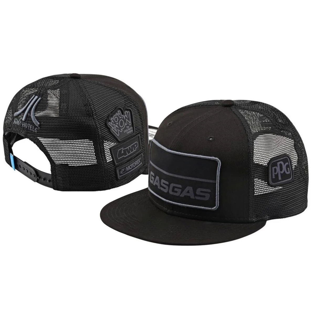 GasGas Motorcycle Flat Brim Snapback Cap