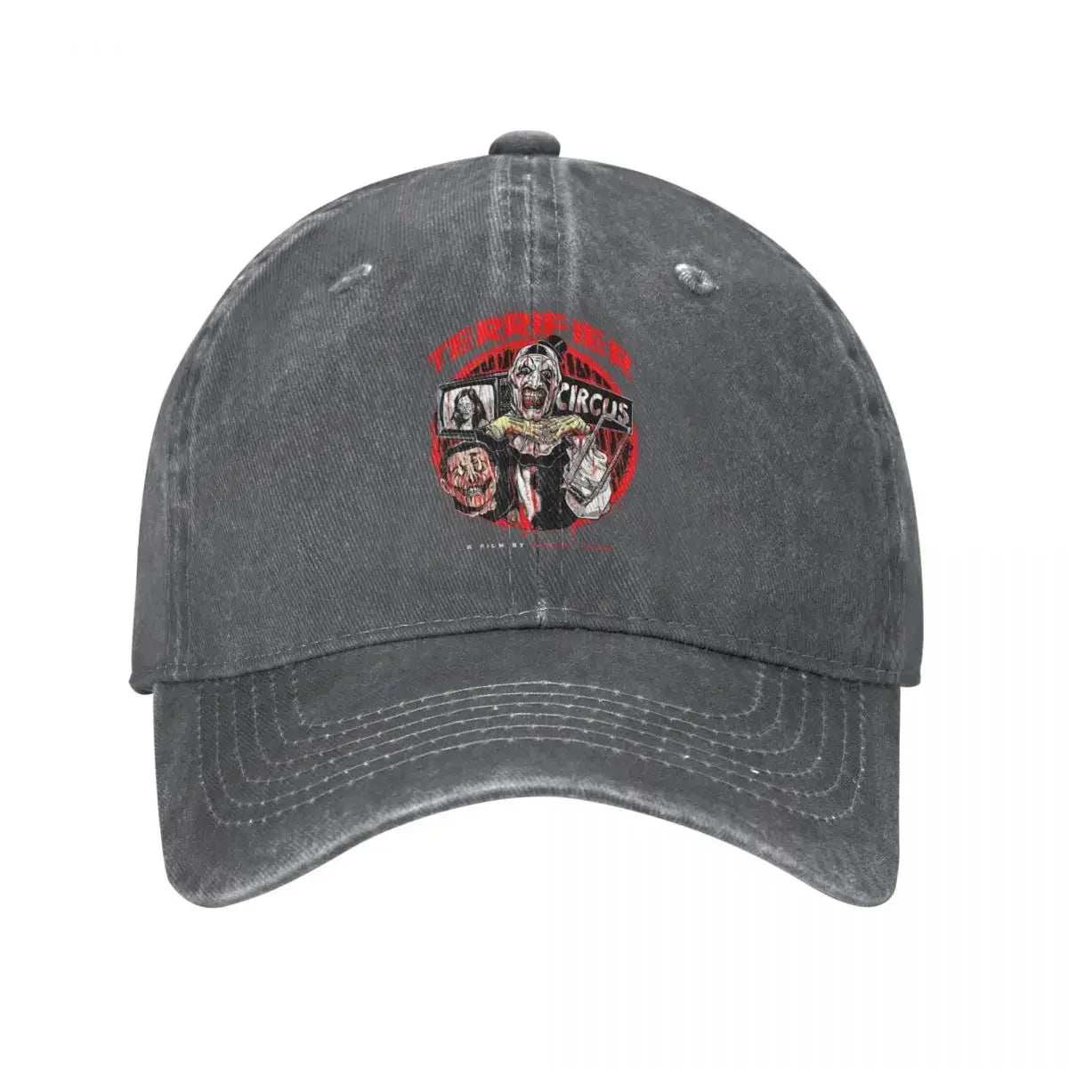 Terrifier Smile Distressed Horror Baseball Cap