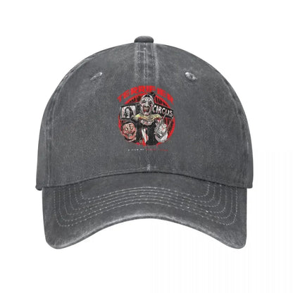 Terrifier Smile Distressed Horror Baseball Cap