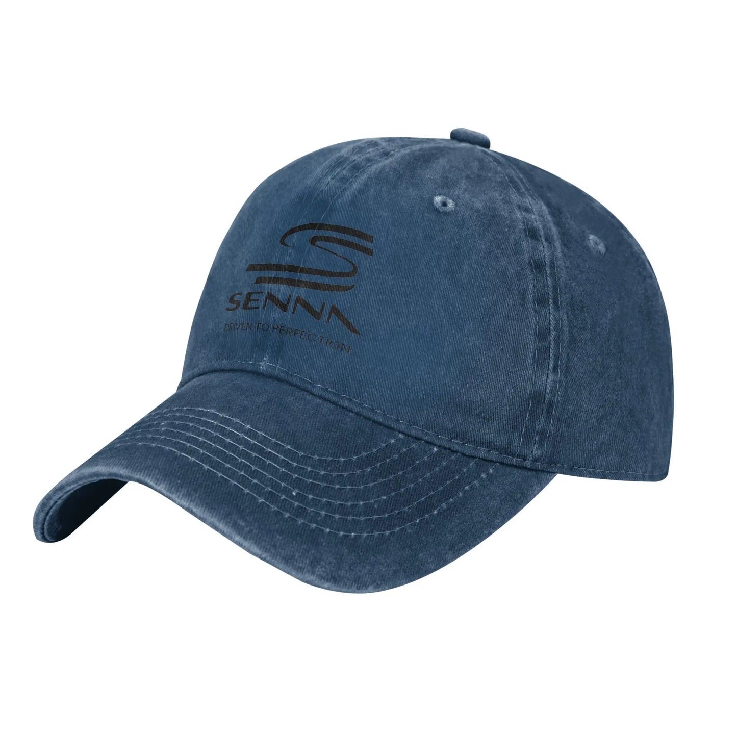 Ayrton Senna Retro Washed Racing Baseball Cap