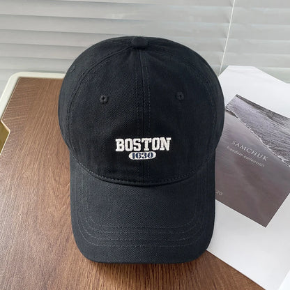 Boston Embroidered Baseball Cap Unisex