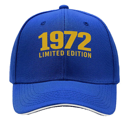 1972 Limited Edition Printed Fashion Baseball Cap