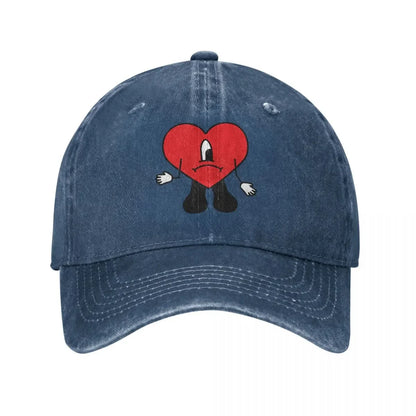 Bad Bunny Denim Music Baseball Cap