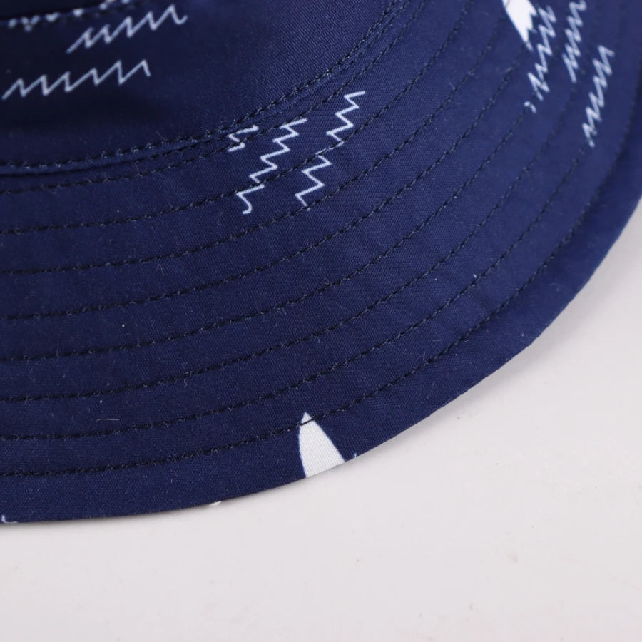 Shark Printed Infant Toddler Sun Bucket Hat