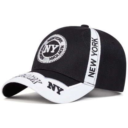 Unisex Letter Embroidered Adjustable Casual Baseball Cap