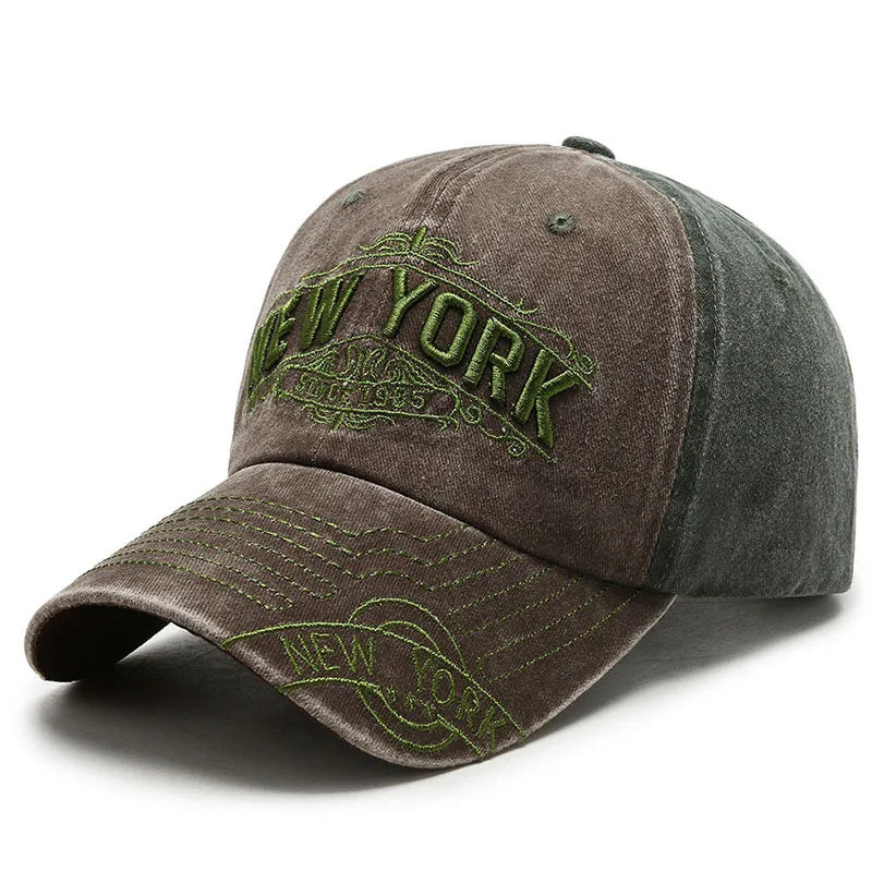 Retro Korean Washed Baseball Cap