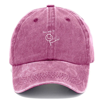 Funny Figure Vintage Washed Cotton Creative Thinking Baseball Cap