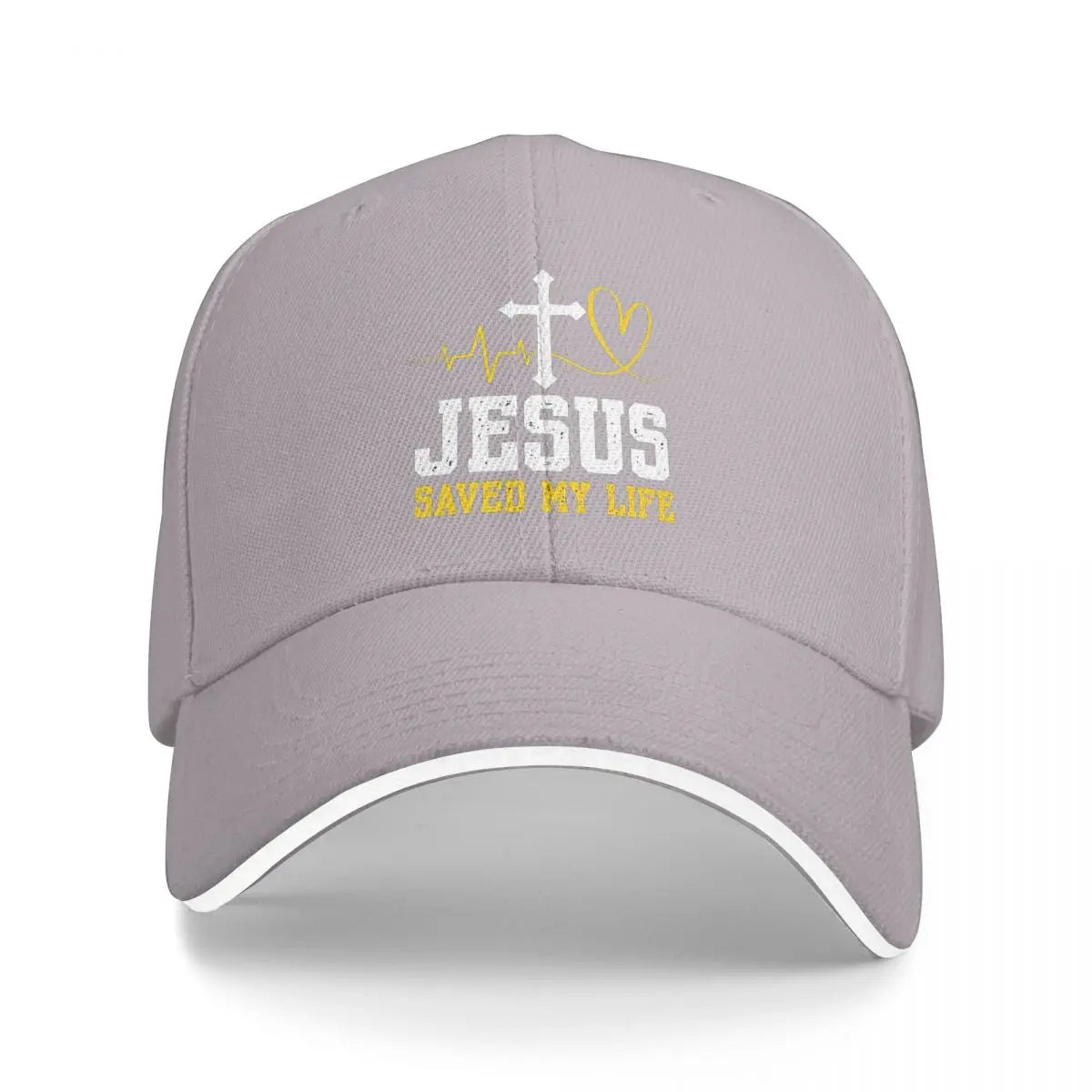 Jesus Saved My Life Logo Baseball Cap