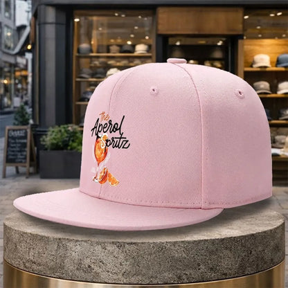 Aperol Spritz Cocktail Print Snapback Cap