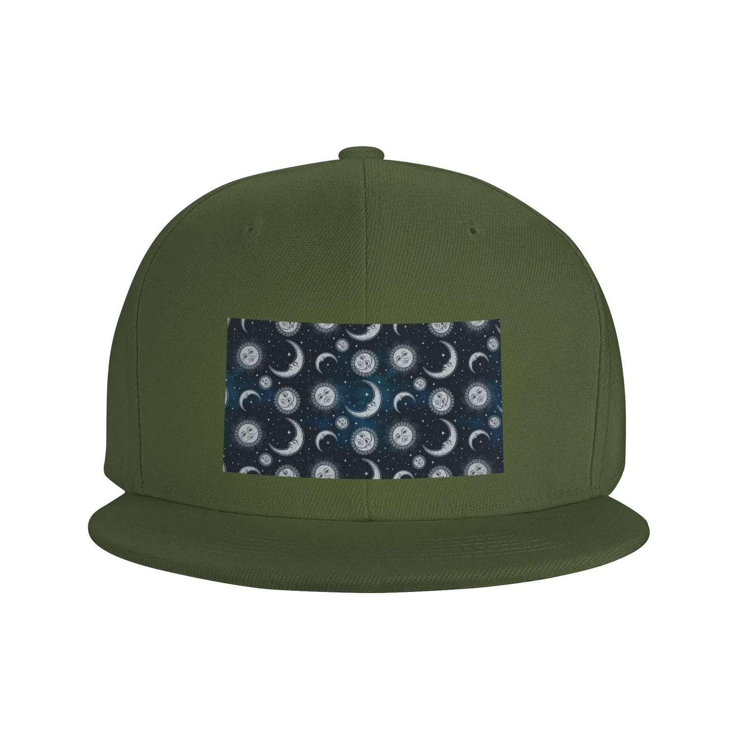 Celestial Mystic Sun Moon Snapback Cap