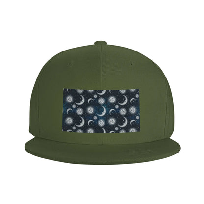 Celestial Mystic Sun Moon Snapback Cap