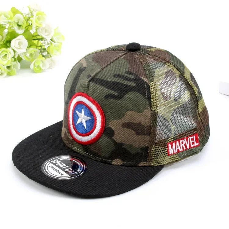 Captain America Kids Camouflage Baseball Cap