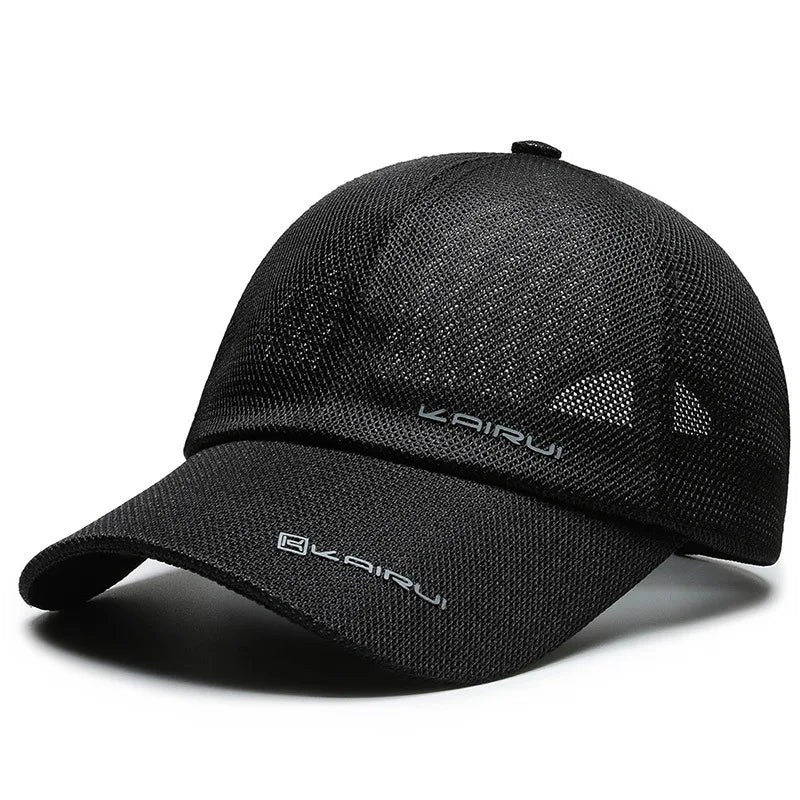 Breathable Mesh Camo Snapback Baseball Cap