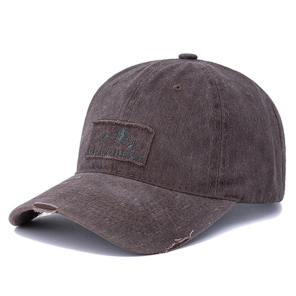 Vintage Mountain Peak Embroidered Baseball Cap