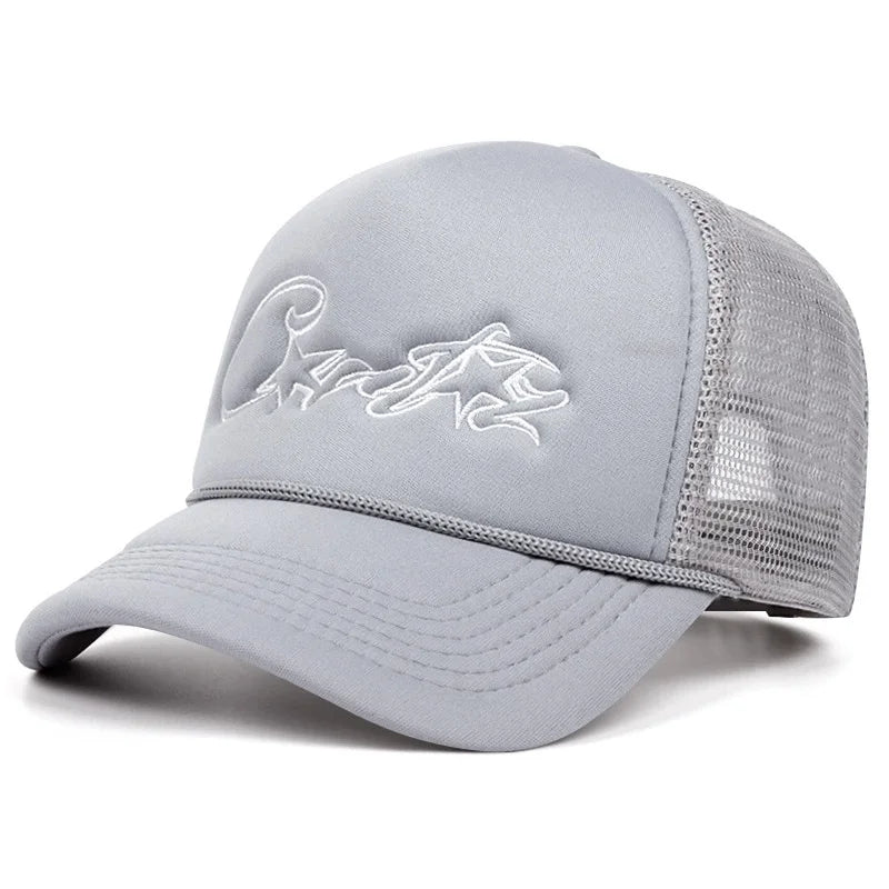 American Letter Mesh Baseball Cap