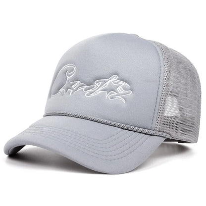 American Letter Mesh Baseball Cap