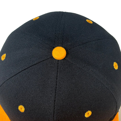 Letter Embroidered Flat Brim Hip Hop Baseball Hat