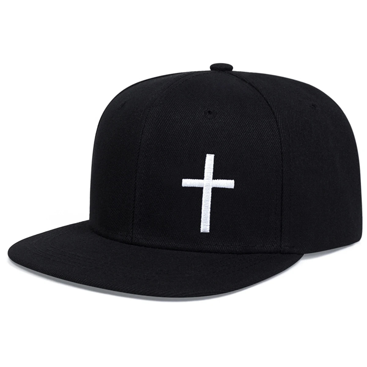 Unisex Cross Embroidery Hip-hop Hats