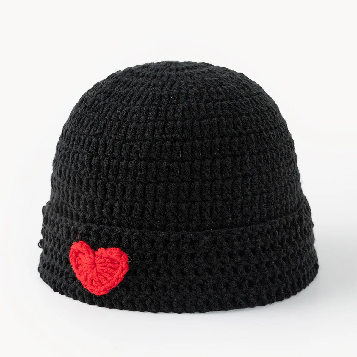 Handmade Crochet Love Yarn Winter Bucket Hat