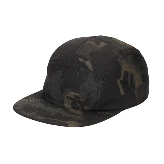 Camouflage Panel Snapback Baseball Hat