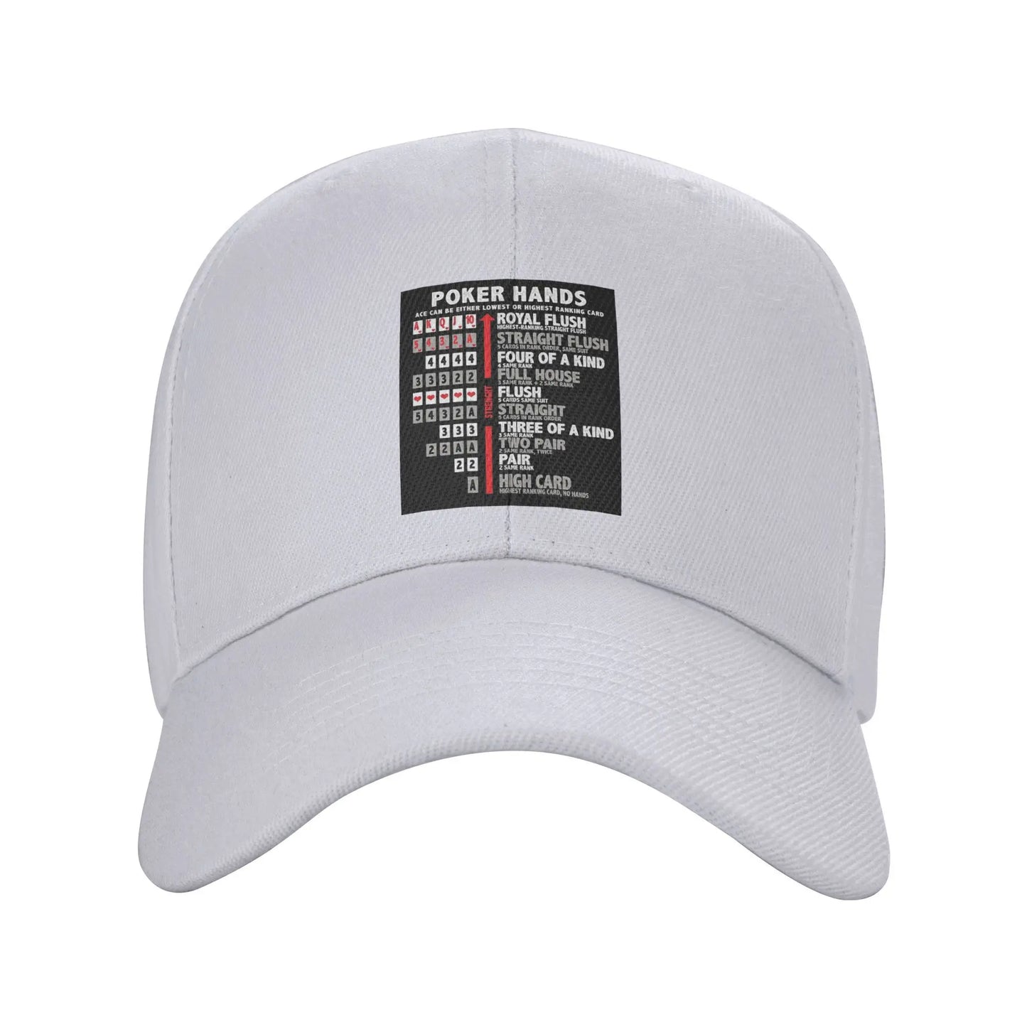 Poker Hands Streetwear Baseball Cap