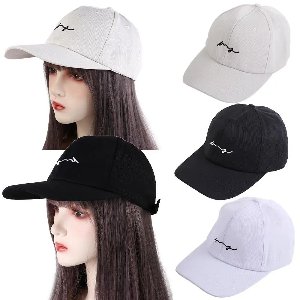 Solid Color Embroidered Snapback Baseball Cap