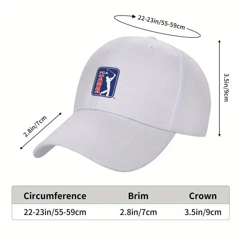 PGA Tour Embroidered Logo Sports Baseball Cap