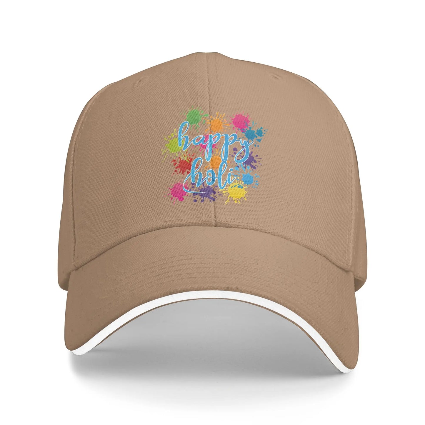Happy Holi Color Festival Custom Baseball Cap
