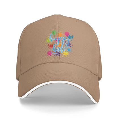 Happy Holi Color Festival Custom Baseball Cap