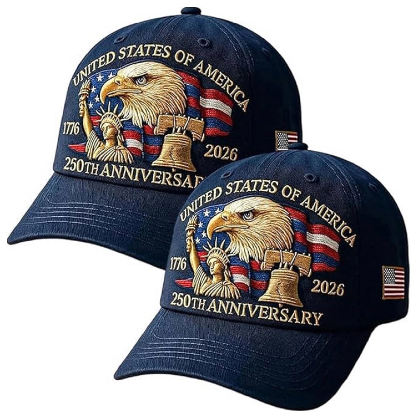 Eagle Print Baseball Cap