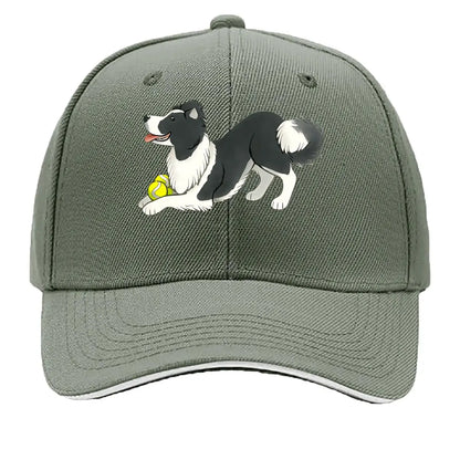 Border Collie Lightweight Breathable Sandwich Baseball Cap