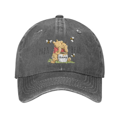 Winnie The Pooh Papa Vintage Distressed Baseball Cap