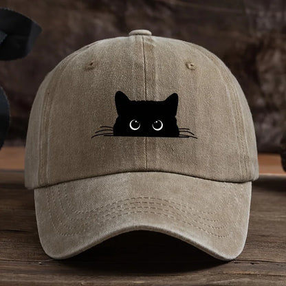 Cute Cat Adjustable Baseball Cap