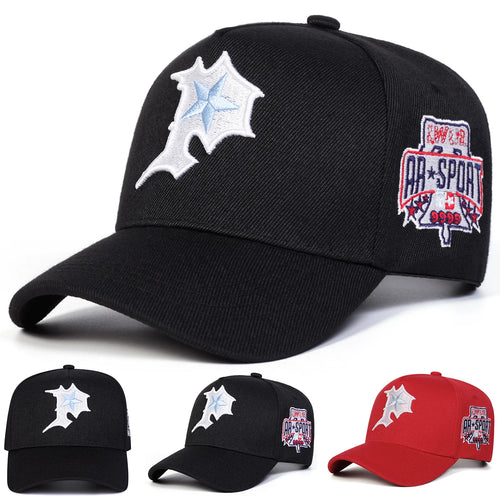 Unisex P Letter Embroidery Casual Outdoor Baseball Cap
