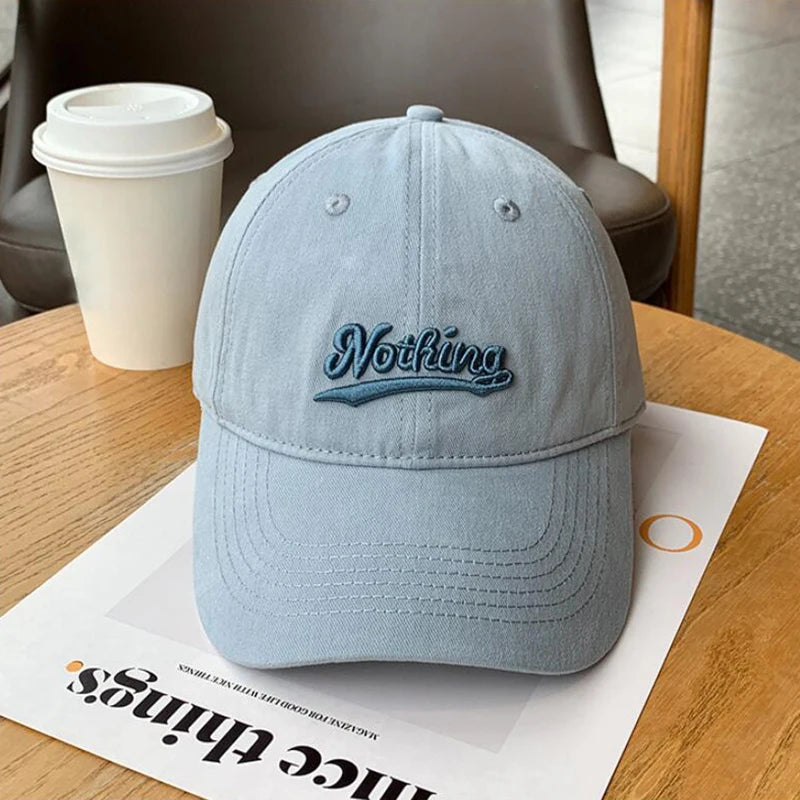RICYGVM Letter Embroidery Baseball Hat Unisex