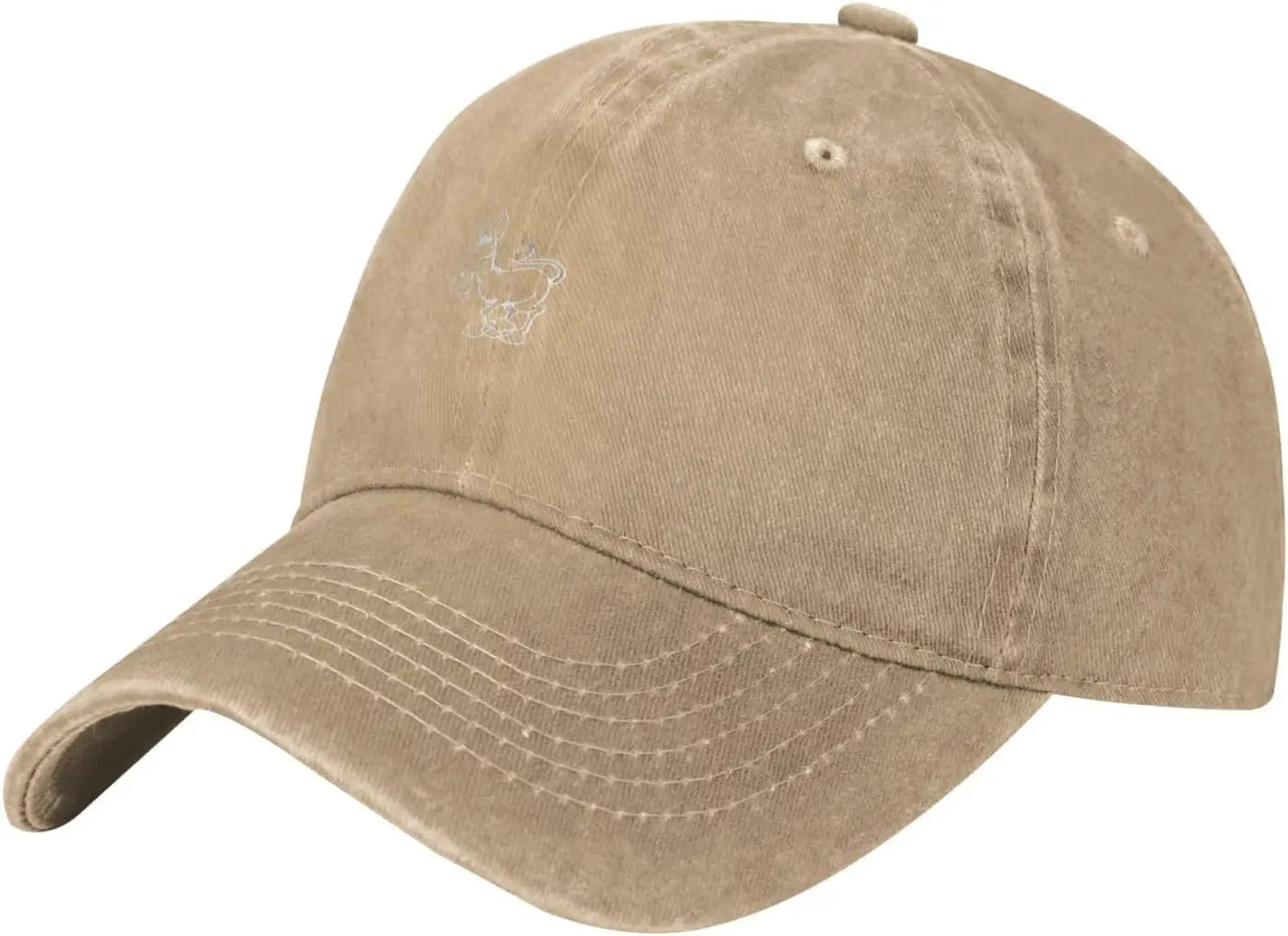 Funny Donkey Denim Washed Cotton Baseball Cap