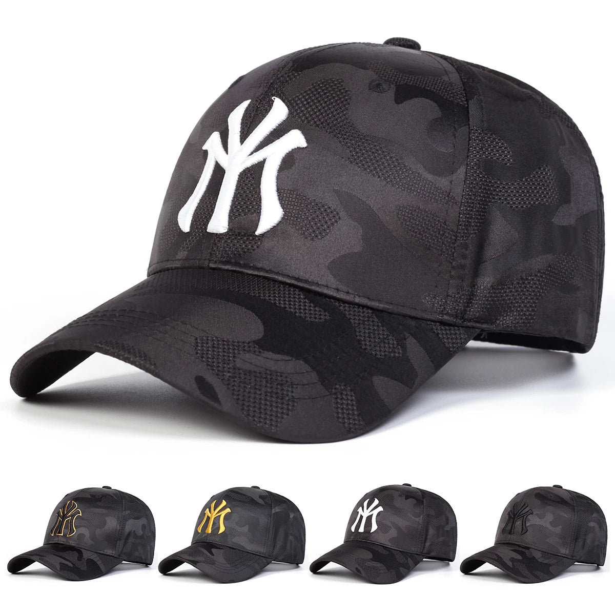 Unisex MY Letter Embroidery Baseball Caps
