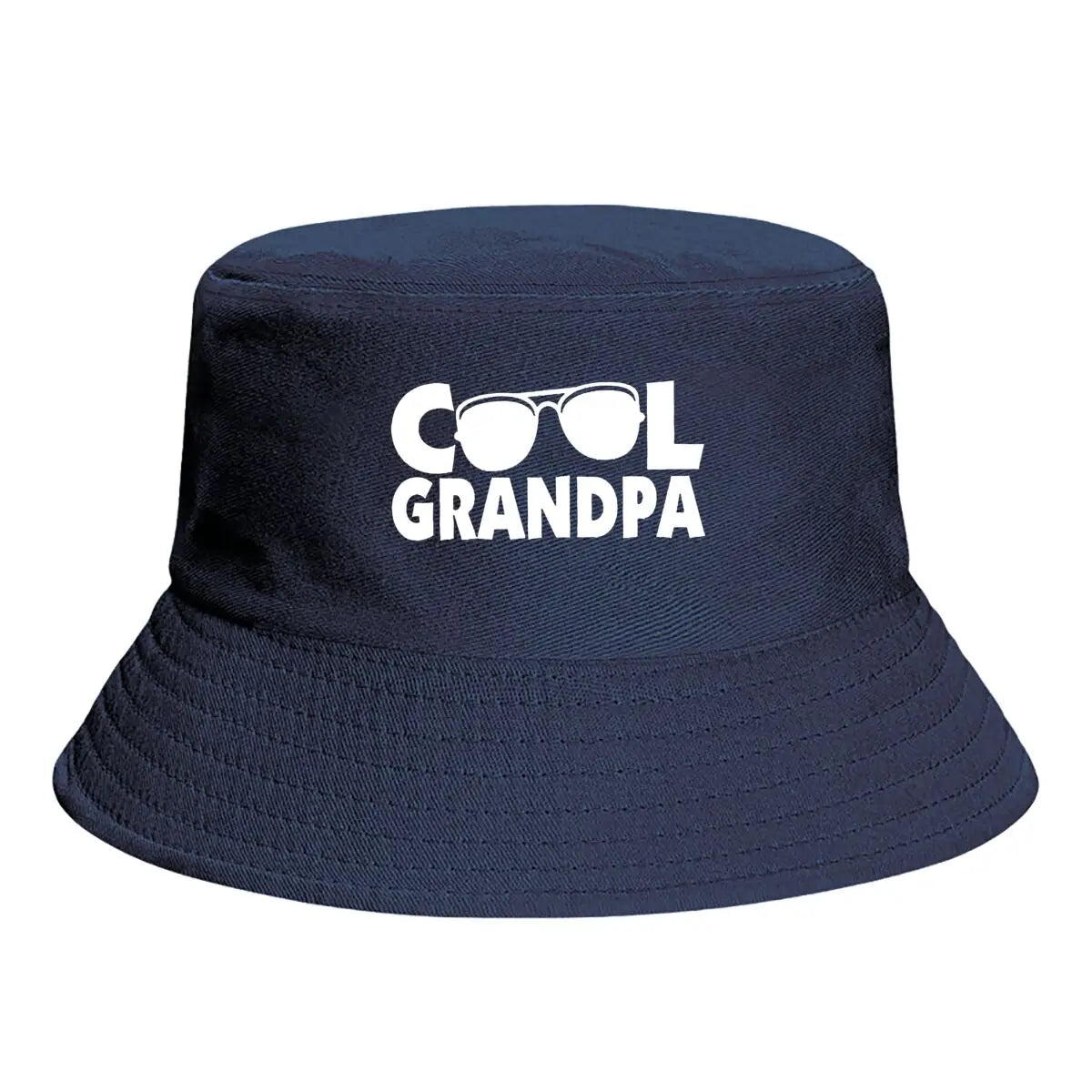 Cool Grandpa Text Bucket Hat