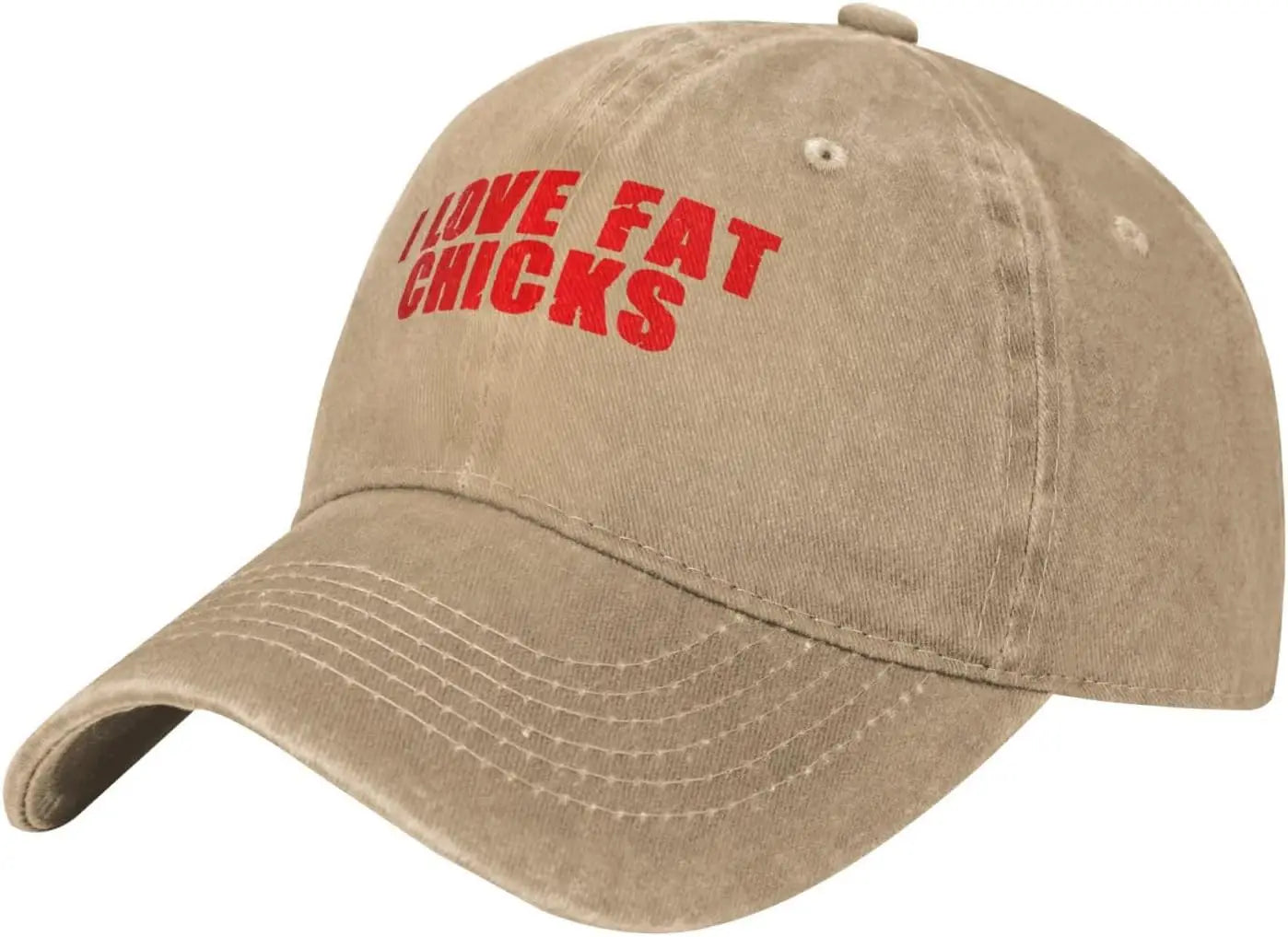 I Love Fat Chicks Retro Adjustable Baseball Cap
