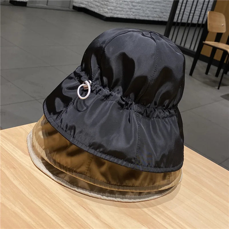 Quick-Dry Summer Bucket Hat Women UV Protection