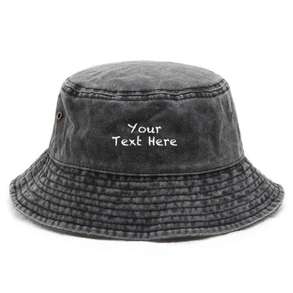 Cotton Washed Vintage Fishing Bucket Hat