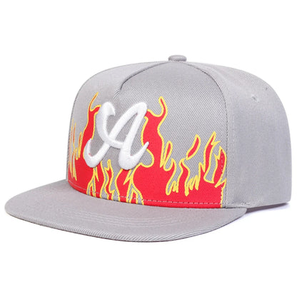 Unisex Dancing A Letter Embroidery Hip-hop Hats