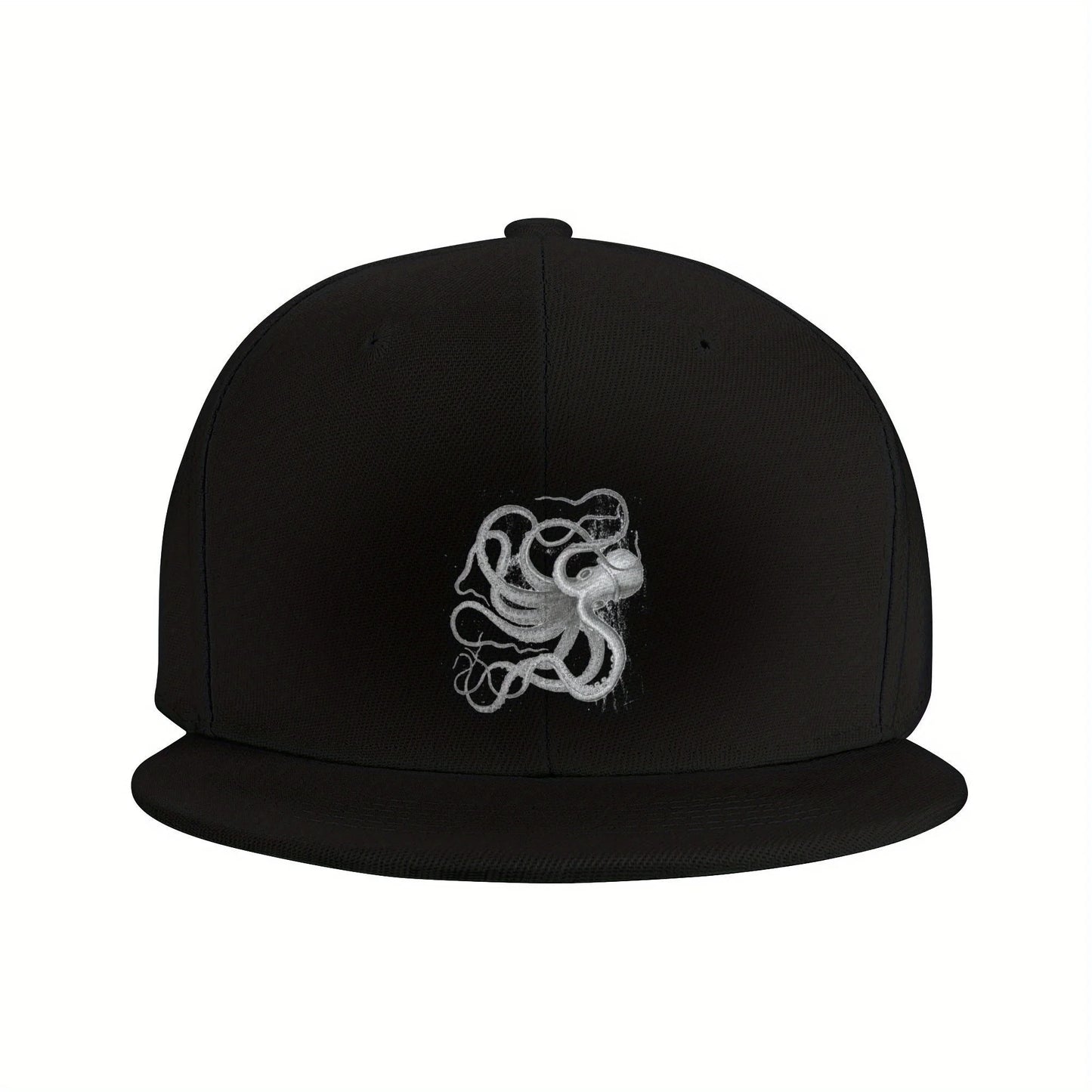 Vintage Nautical Octopus Art Outdoor Snapback Cap
