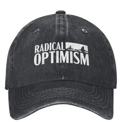 Vintage Radical Optimism Baseball Cap Unisex