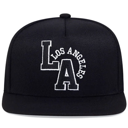 Los Angeles Letter Embroidery Outdoor Snapback Cap