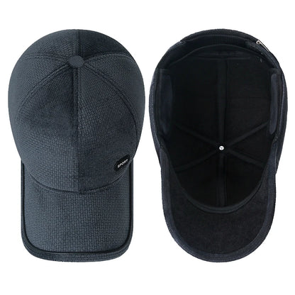 Winter Windproof Baseball Cap with Ear Protection