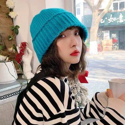 Soft Crochet Wool Fisherman Bucket Hat