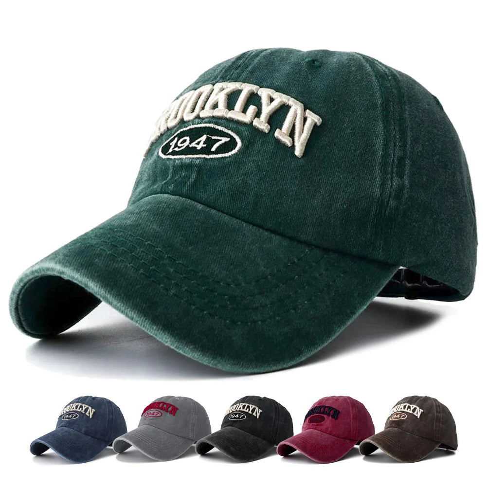 Brooklyn Embroidery Snapback Baseball Cap